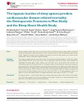 Cover page: The hypoxic burden of sleep apnoea predicts cardiovascular disease-related mortality: the Osteoporotic Fractures in Men Study and the Sleep Heart Health Study.