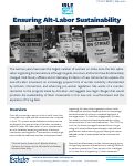 Cover page of Ensuring Alt-Labor Sustainability