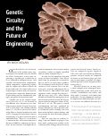 Cover page: Genetic Circuitry and the Future of Engineering