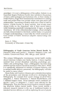 Cover page: Bibliography of North American Indian Mental Health. By Dianne R. Kelso and Carolyn L. Attneave.