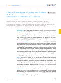 Cover page: Clinical Phenotypes of Atopy and Asthma in COPD A Meta-analysis of SPIROMICS and COPDGene