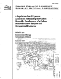 Cover page: A Population-Based Exposure Assessment Methodology for Carbon Monoxide: Development of a Carbon Monoxide Passive Sampler and Occupational Dosimeter