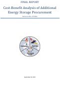 Cover page: Cost-Benefit Analysis of Additional Energy Storage Procurement