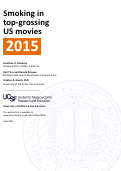 Cover page: Smoking in top-grossing US movies 2015
