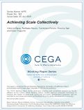 Cover page: Achieving Scale Collectively