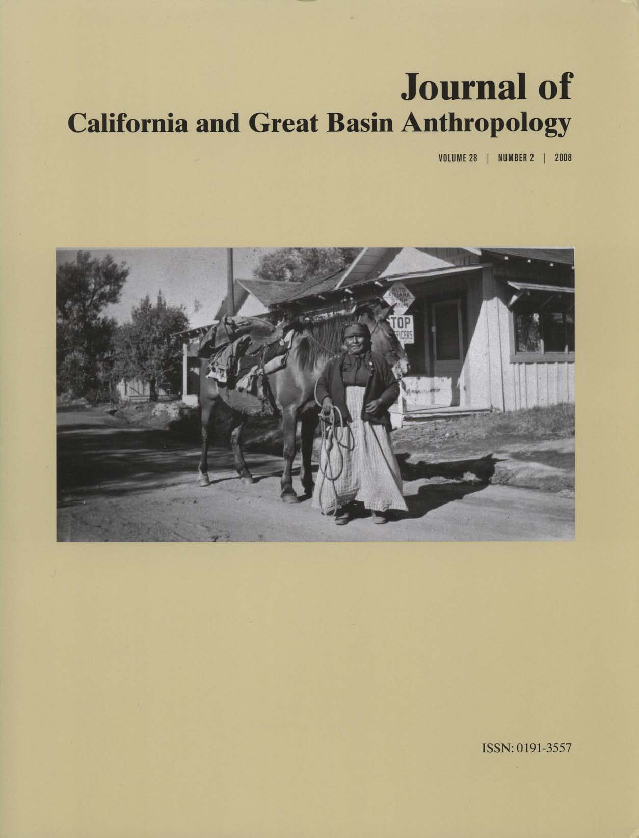 Journal of California and Great Basin Anthropology