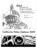 Cover page: California Policy Options 2009 Part I - Chapters 1-5