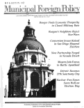 Cover page: Bulletin of Municipal Foreign Policy - Winter 1987-88
