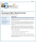 Cover page: Accounting for Water “Wasted to the Sea”