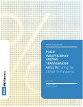 Cover page: Food Insufficiency Among Transgender Adults During the COVID-19 Pandemic