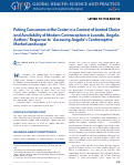 Cover page: Putting Consumers at the Center in a Context of Limited Choice and Availability of Modern Contraception in Luanda, Angola. Authors' Response to "Assessing Angola's Contraceptive Market Landscape".