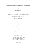 Cover page: Derived Equivalent Varieties and their Zeta Functions