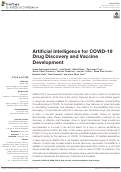 Cover page: Artificial Intelligence for COVID-19 Drug Discovery and Vaccine Development
