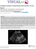 Cover page: Imaging Findings of Small Bowel Diverticulitis A Case Report