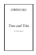 Cover page: Time and Telos