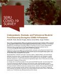 Cover page: Undergraduate, Graduate, and Professional Students’ Food Insecurity During the COVID-19 Pandemic