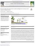 Cover page: The role of plant functional traits in understanding forest recovery in wet tropical secondary forests