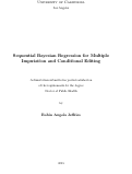Cover page: Sequential Bayesian Regression for Multiple Imputation and Conditional Editing
