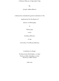 Cover page: A Platonic Theory of Epistemic Value