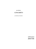 Cover page: Violin Concerto