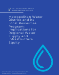 Cover page: Metropolitan Water District and Its Local Resources Program