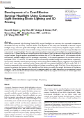 Cover page: Development of a Cost-Effective Surgical Headlight Using Consumer Light Emitting Diode Lighting and 3D Printing