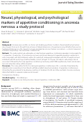 Cover page: Neural, physiological, and psychological markers of appetitive conditioning in anorexia nervosa: a study protocol