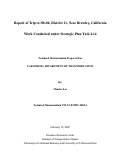 Cover page: Report of Trip to SR-86, District 11, Near Brawley, California: Work Conducted under Strategic Plan Task 4.14