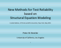 Cover page: New Methods for Test Reliabiltity based on Structural Equation Modeling