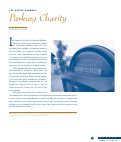 Cover page: THE ACCESS ALMANAC - Parking Charity
