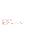 Cover page: Sinfonia Malacia