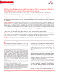Cover page: Obstructive Sleep Apnea and Progression of Coronary Artery Calcium: The Multi‐Ethnic Study of Atherosclerosis Study