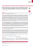 Cover page: Report of the first seven agents in the I-SPY COVID trial: a phase 2, open label, adaptive platform randomised controlled trial