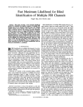 Cover page: Fast maximum likelihood for blind identification of multiple FIR channels