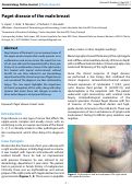 Cover page: Paget disease of the male breast