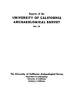 Cover page: 16.&nbsp;SYMPOSIUM OF THE ANTIQUITY OF MAN IN CALIFORNIA