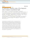 Cover page: A multicentre validation study of the diagnostic value of plasma neurofilament light.