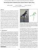 Cover page: Skeletal Parameter Estimation from Optical Motion Capture Data