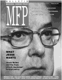 Cover page of Bulletin of Municipal Foreign Policy - Autumn 1989