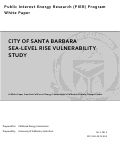Cover page: City of Santa Barbara Sea-Level Rise Vulnerability Study