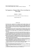 Cover page: The regulation of regional blood flow in the brain by visual input