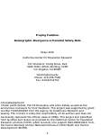 Cover page: Fraying Families: Demographic Divergence in the Parental Safety Net