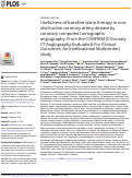 Cover page: Usefulness of baseline statin therapy in non-obstructive coronary artery disease by coronary computed tomographic angiography: From the CONFIRM (COronary CT Angiography EvaluatioN For Clinical Outcomes: An InteRnational Multicenter) study