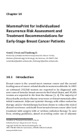 Cover page: MammaPrint for individualized recurrence risk assessment and treatment recommendations for early-stage breast cancer patients