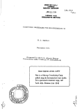 Cover page: COMPUTER PROGRAMS FOR ELLIPSOMETRY II