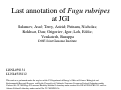 Cover page: Last Annotation of Fugu rubripes at JGI