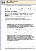 Cover page: Treatment Development and Feasibility Study of Family- Focused Treatment for Adolescents with Bipolar Disorder and Comorbid Substance Use Disorders