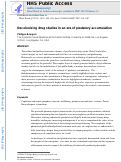 Cover page: Decolonising drug studies in an era of predatory accumulation