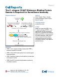 Cover page: The C.&nbsp;elegans CCAAT-Enhancer-Binding Protein Gamma Is Required for Surveillance Immunity