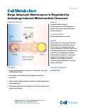Cover page: Beige Adipocyte Maintenance Is Regulated by Autophagy-Induced Mitochondrial Clearance
